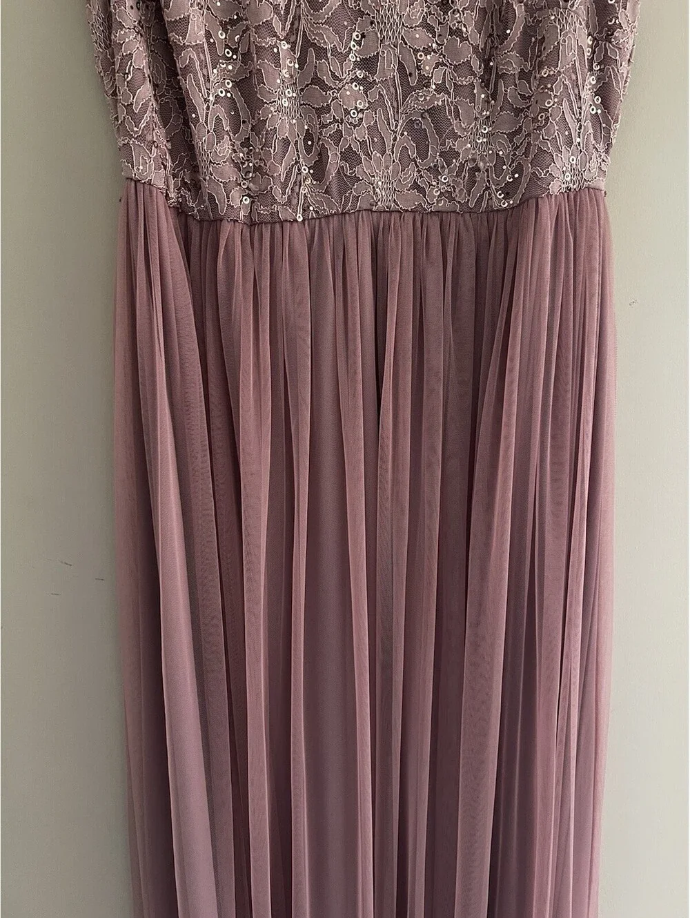 Evening Gown Womens Extra Large Embellishments Dusty Pink Jacket Dress